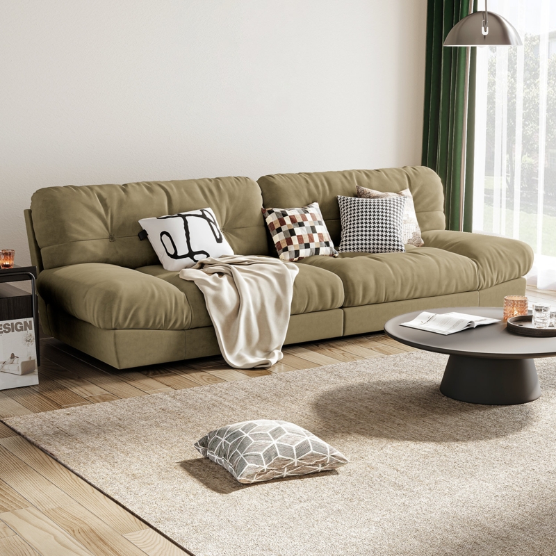 Bjarte 4-Seat 104'' Split Upholstered Sleeper Sofa