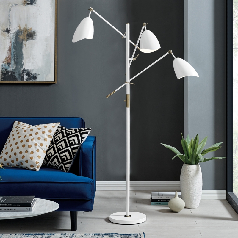 Bradan Tanko Tree 67.5" Three-Light Floor Lamp