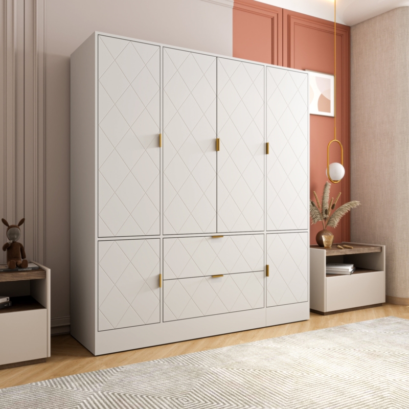Braniyah Solid + Manufactured Wood Armoire