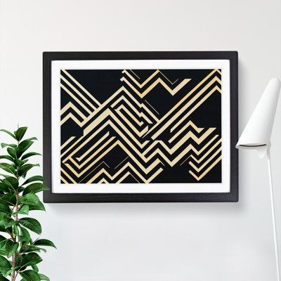 Brave Modern Abstract - Picture Frame Painting