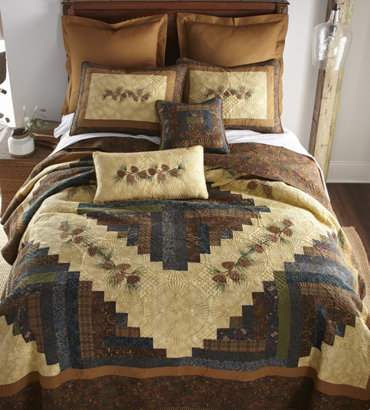 CabinRaising Pine Cone Quilt