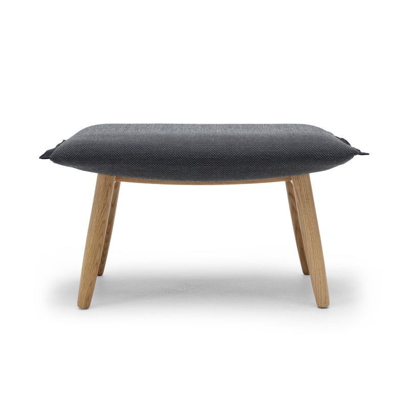 Carl Hansen and Son E016 Embrace Footstool in Tan/Gray