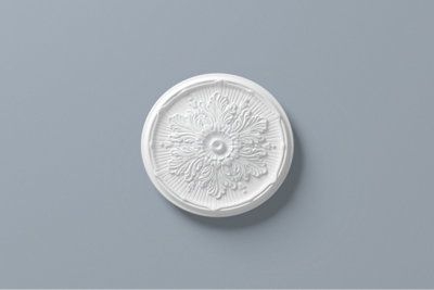 Ceiling Rose Resin Strong Lightweight Design Easy Fix 54Cm  Diameter Paintable