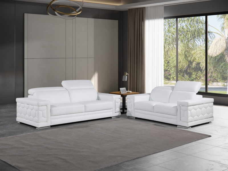 Charliee 2 - Piece Leather Living Room Set