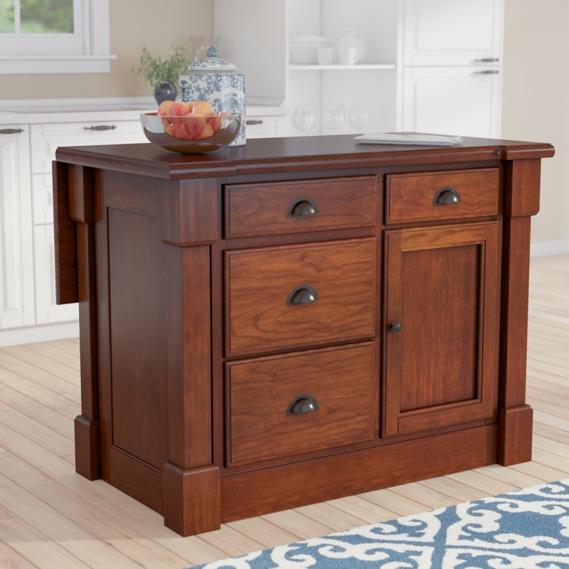 Danson Solid Wood Kitchen Island