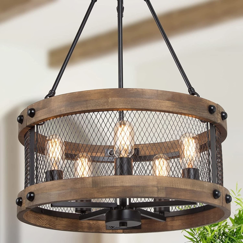 Darsie 5 - Light Dimmable Chandelier