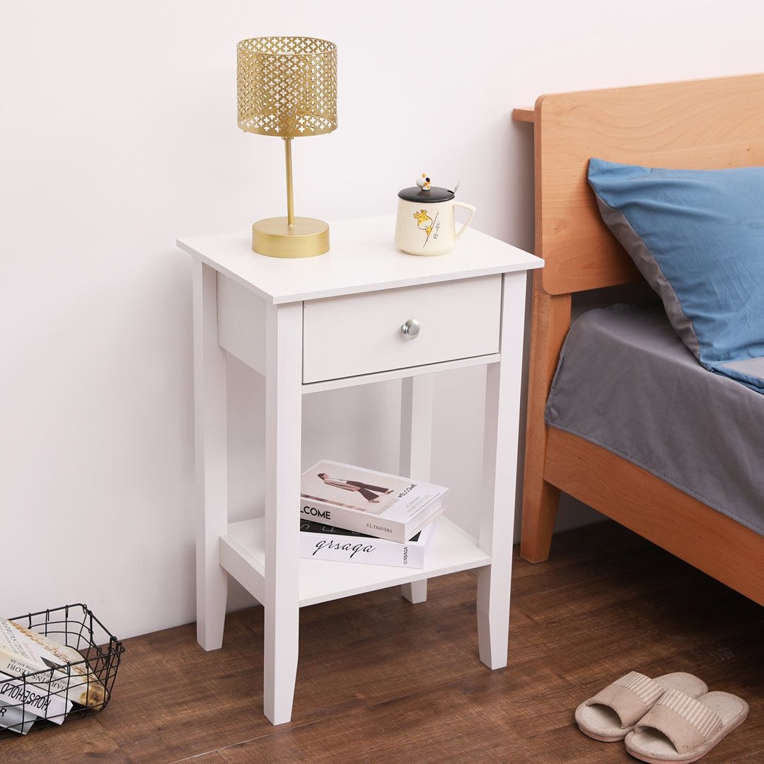Diona 1 Drawer Bedside Table