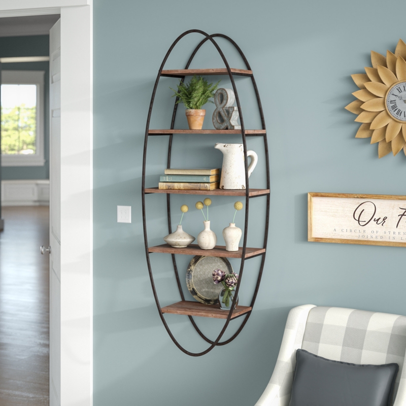 Dorchester 5 Piece Oval Accent Shelf