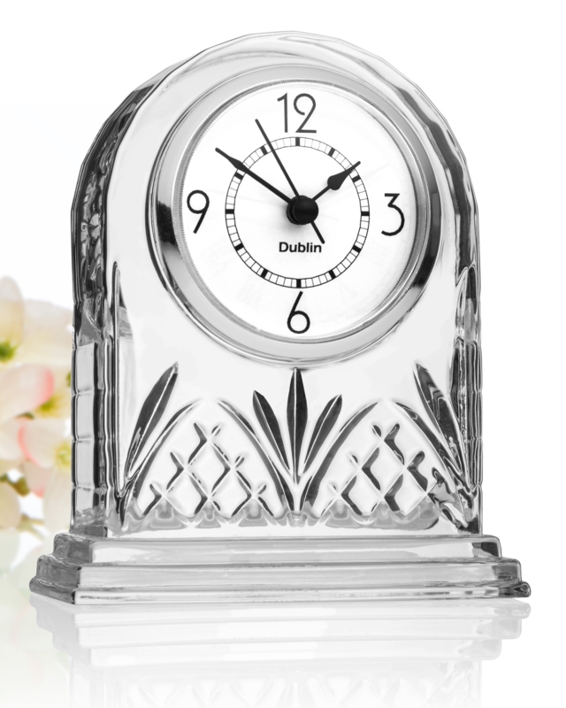 Dublin Crystal Desk Clock