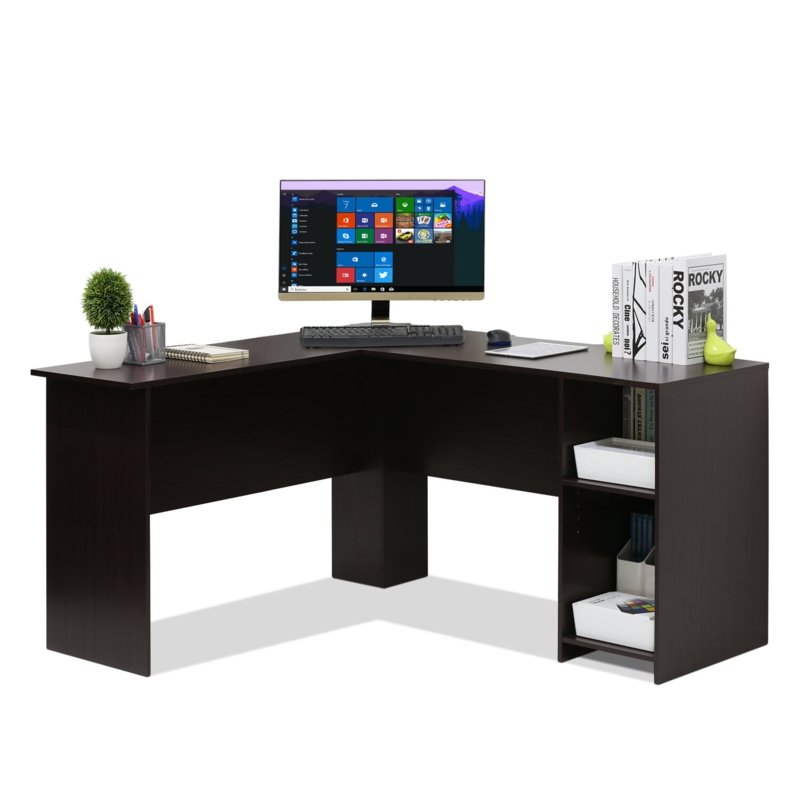 Eakins L-Shaped Credenza Desk