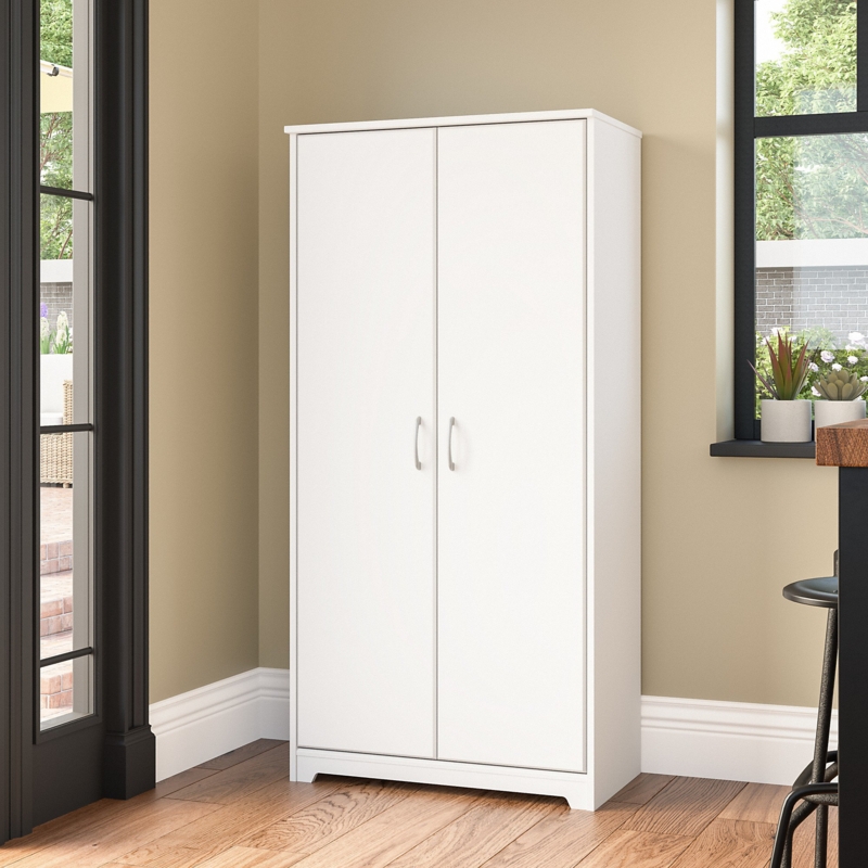 Ebern Designs Eivan Tall Kitchen Pantry Cabinet With Doors