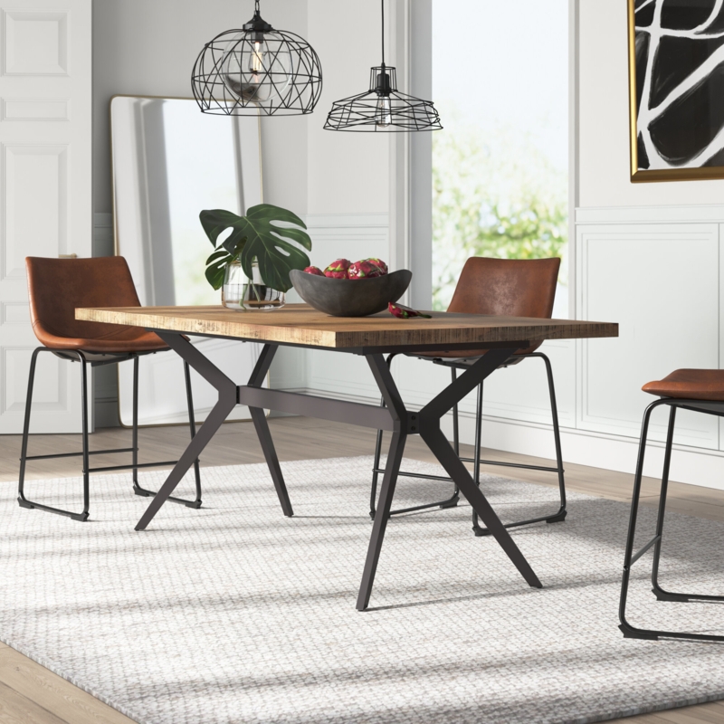 Etna Metal Base Dining Table