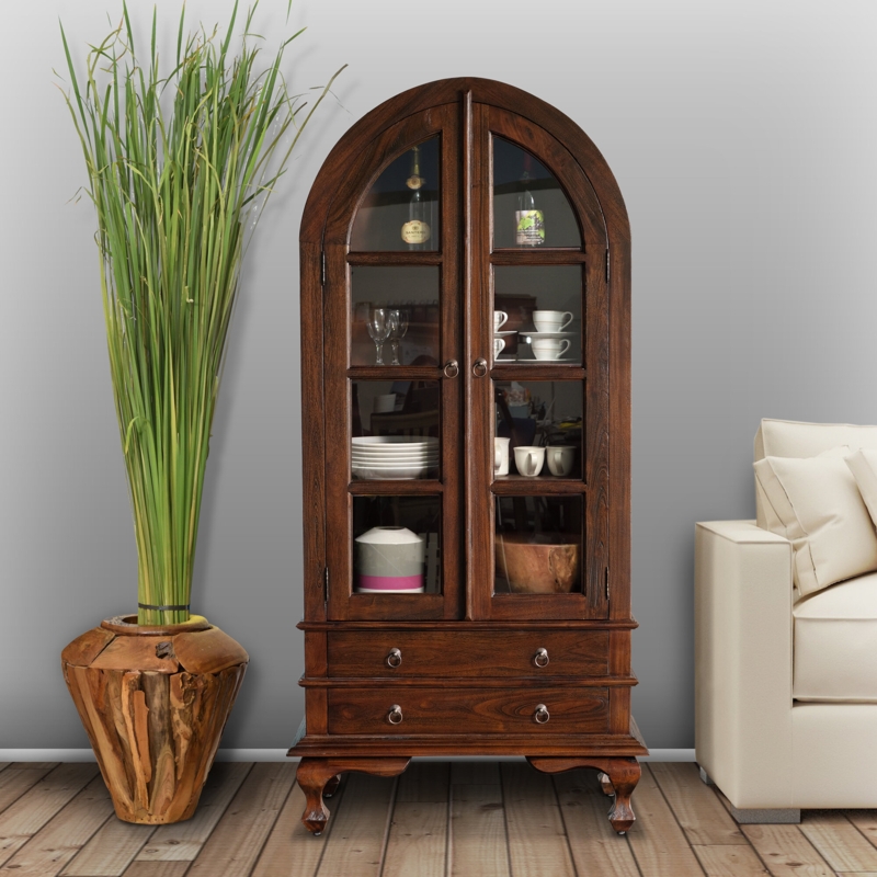 Farreli 39'' Wide Solid Wood Display Stand