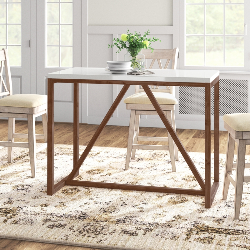 High Kitchen Table With Stools