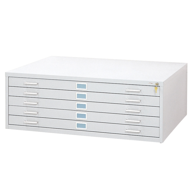 Five-Drawer Flat File Filing Cabinet