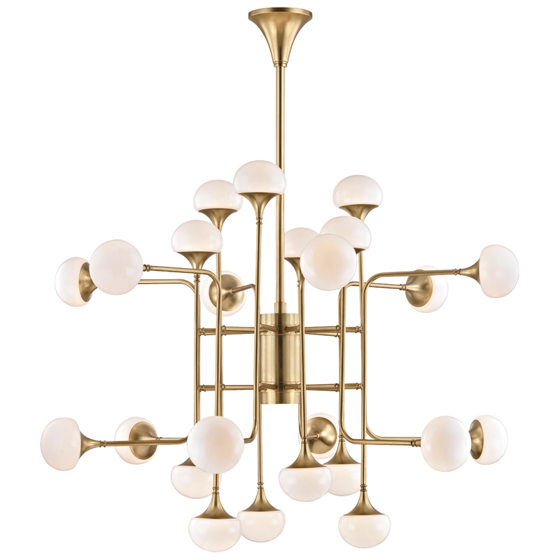 Fleming Chandelier - Polished Nickel