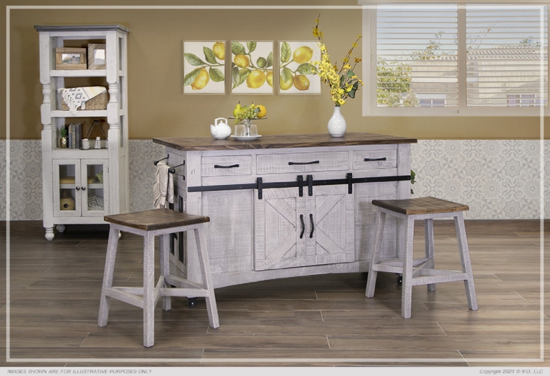 Gilchrist Solid Wood Kitchen Island