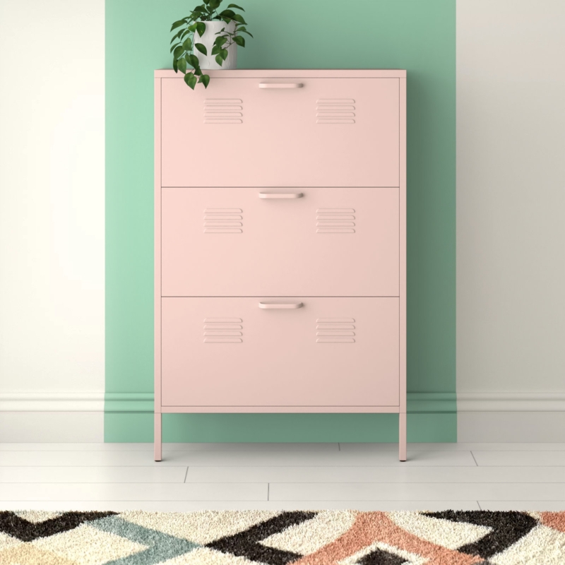 Gioia 18 Pair Shoe Storage Cabinet