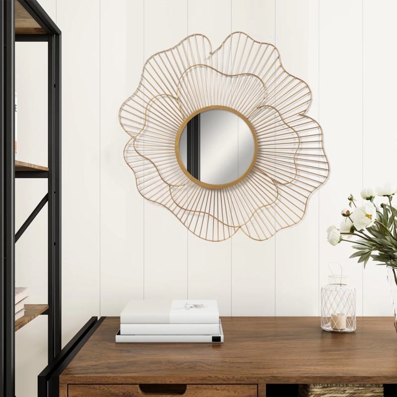Glam Plants & Flowers Wall Decor on Metal