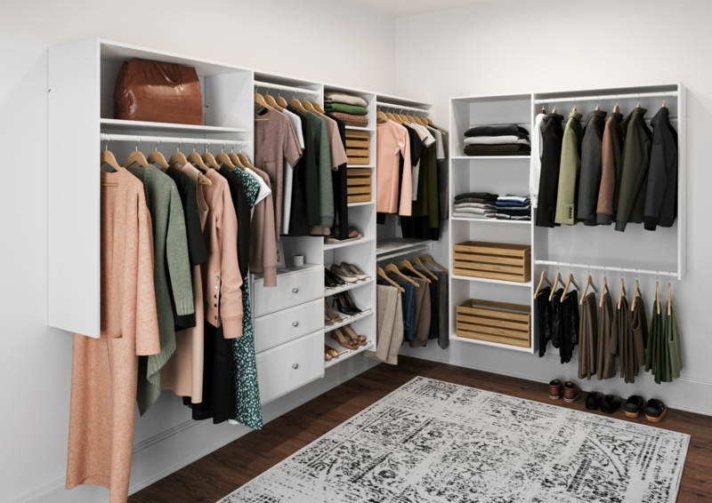 Grid 120'' Closet System (Can Be Cut To Fit)