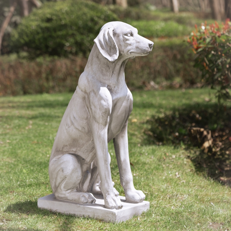 Hajrie Dog Animals MGO Garden Statue