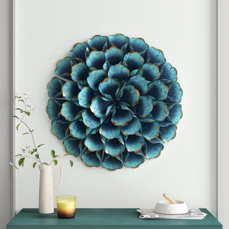 Handmade Traditional Plants u0026 Flowers Wall Decor on Metal