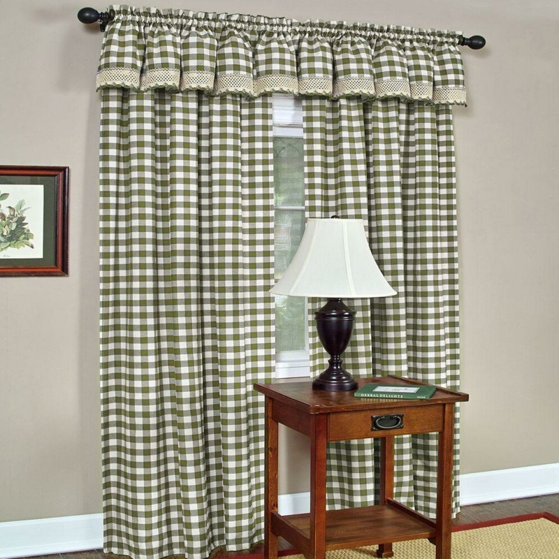 Haylee Cotton Blend Sheer Curtain Panel