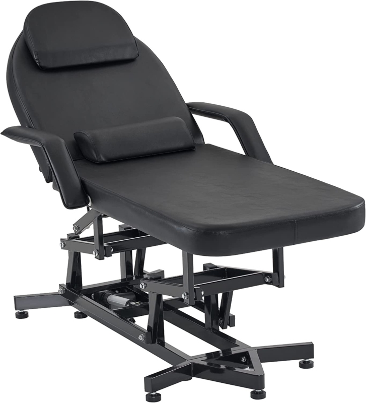 Height Adjustable Spa Tattoo Massage Chair with Remote