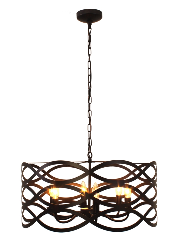 Hidalgo 6 - Light Drum Chandelier