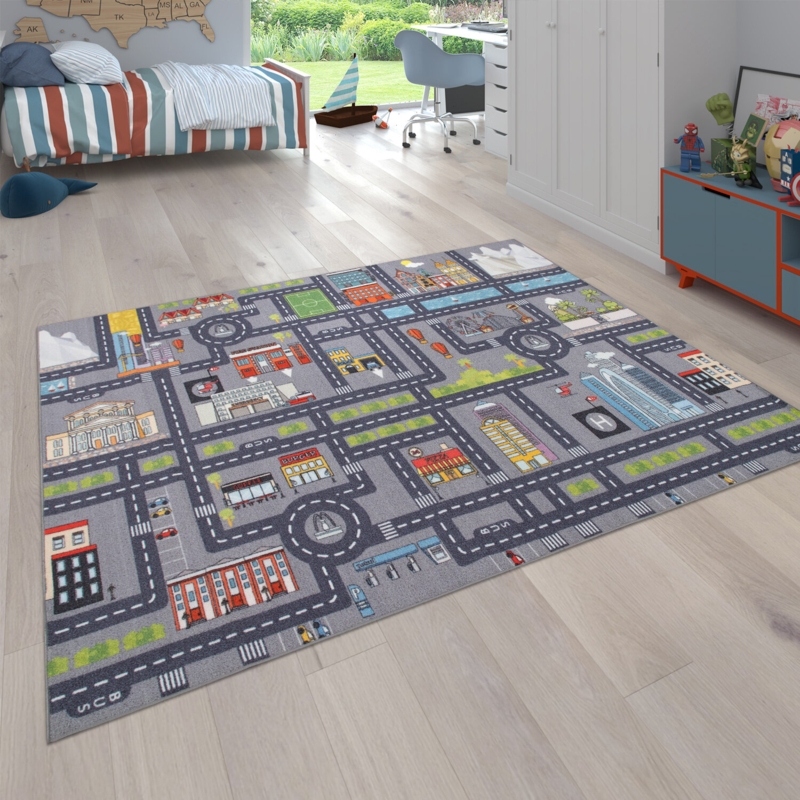 Hufnagel Rectangle No Pattern Polyester Rug