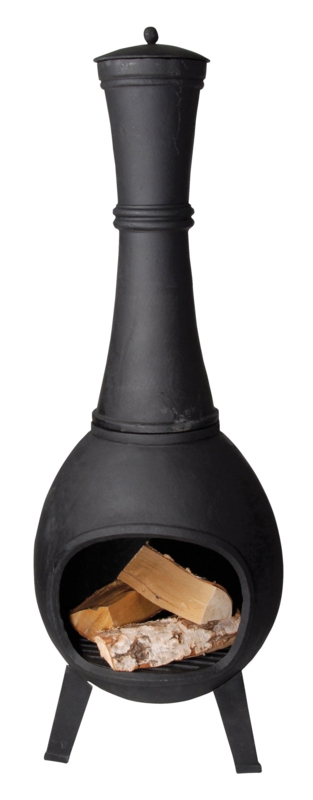 Huma Stove Pipe Cast Iron Wood Burning Chiminea