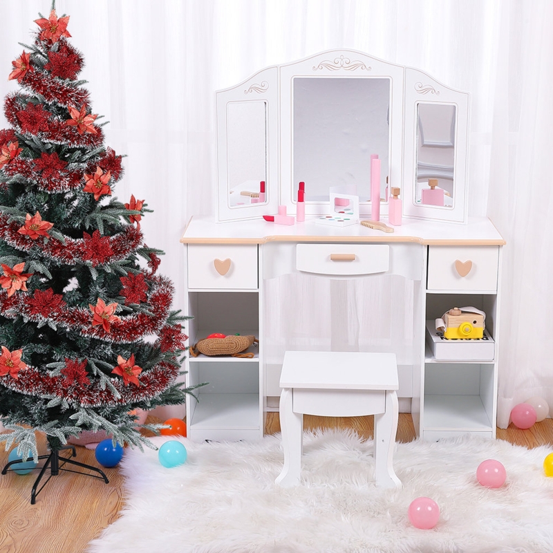 Ikem Kids Vanity Set with Mirror