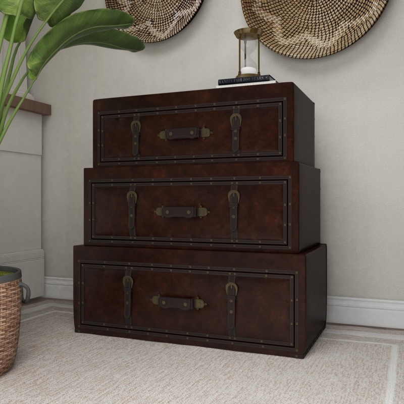 Isabel Vintage Trunk Set