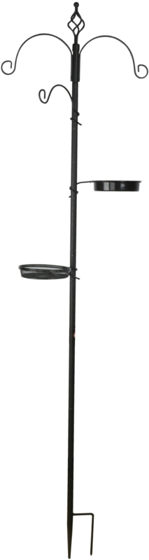 Ismay Metal Freestanding Decorative Bird Feeder