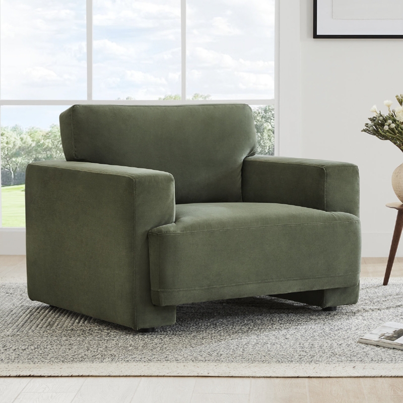 Ives 42'' Oversized Upholstered Armchair