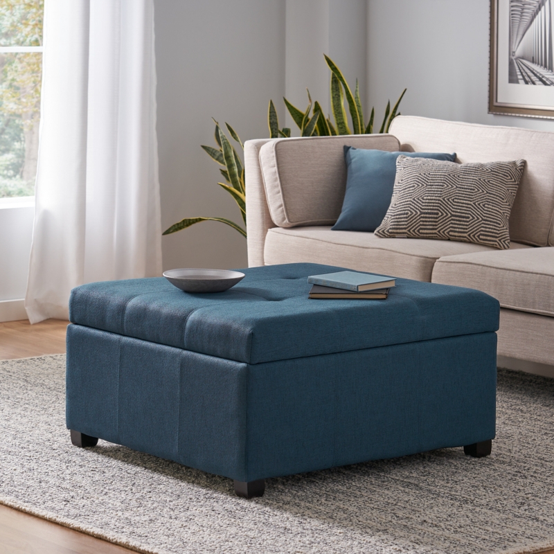 Jamil Upholstered Storage Ottoman