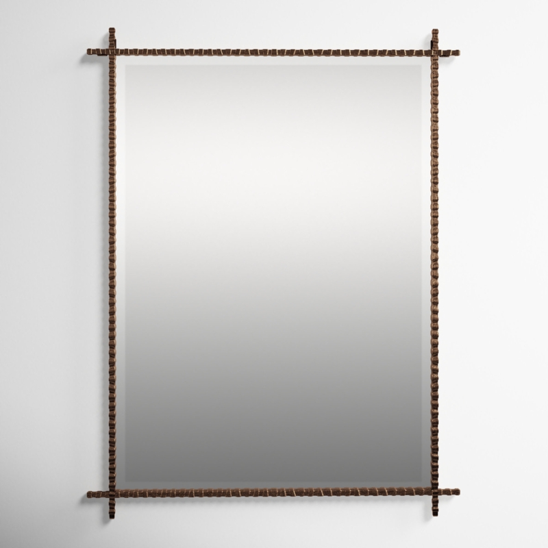 Jareth Industrial Beveled Distressed Accent Mirror
