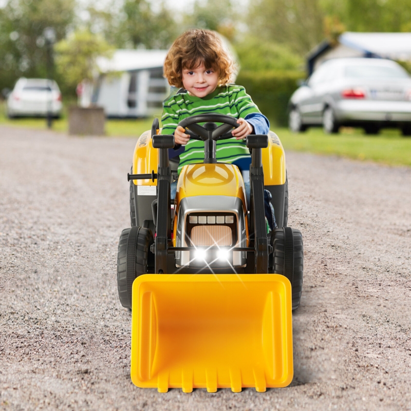 JOYLDIAS 12 Volt 1 Seater Tractors / Construction Battery Powered Ride On