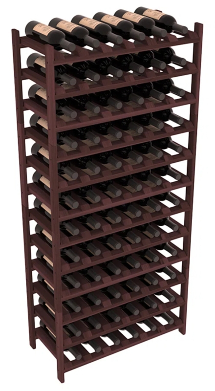Karnes Stackable 72 Bottle Floor Wine Bottle Rack