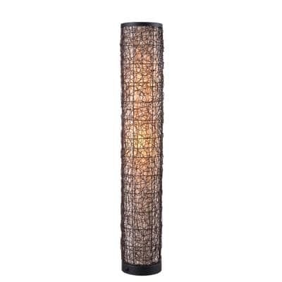 Kenroy Home Tanglewood 52 in. Bronze Outdoor Floor Lamp