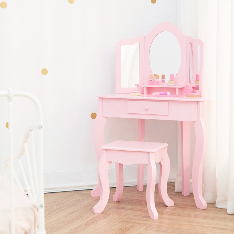 Kissner Kids Vanity Set with Mirror