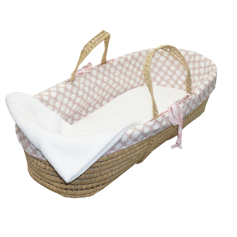 Lailah Moses Basket with Bedding