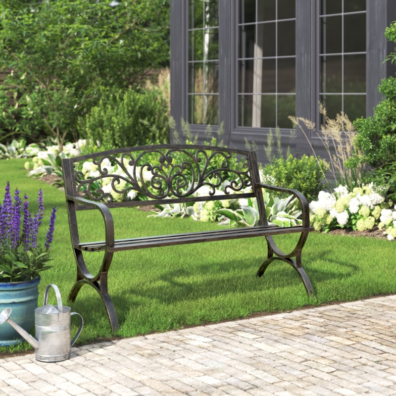 Landy Metal Outdoor Bench