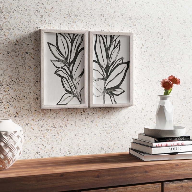 Leaf Instinct I Framed 2 Pieces by Vincent Van Gogh Painting