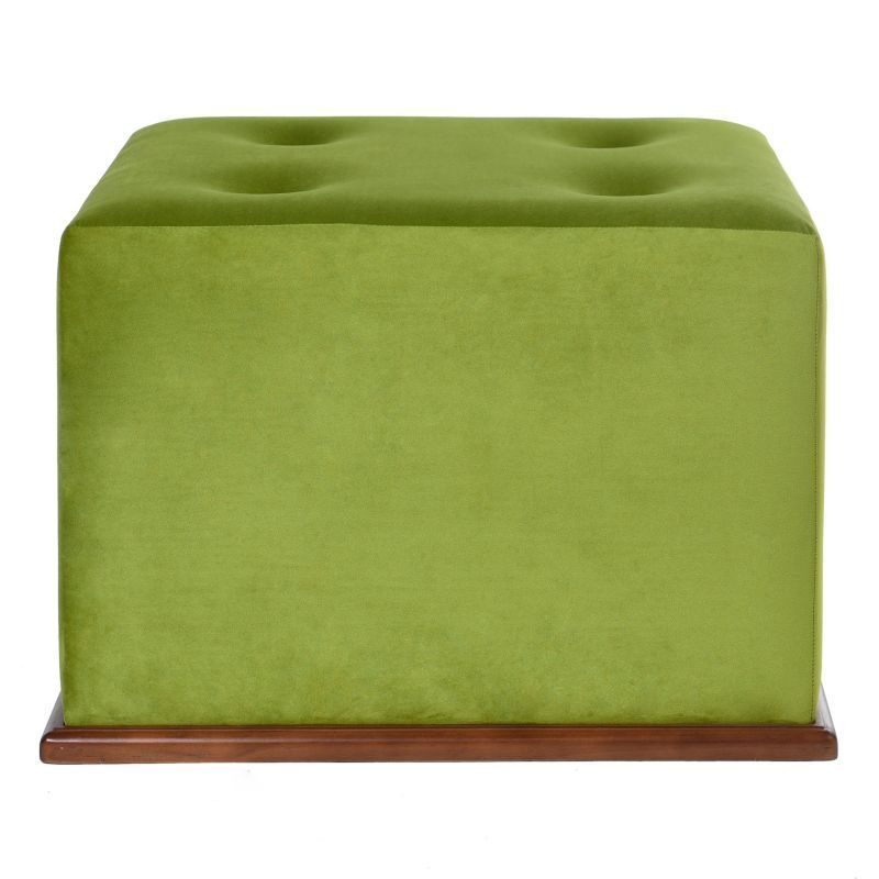 Lifestyle Square Ottoman, Green