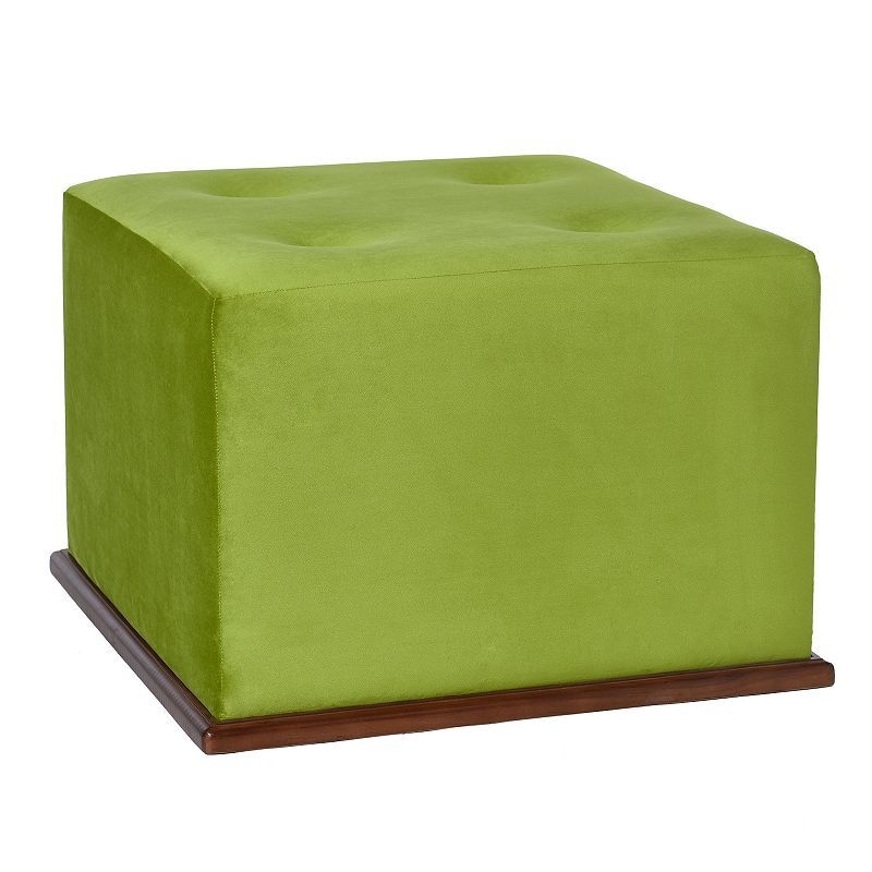 Lifestyle Square Ottoman, Green