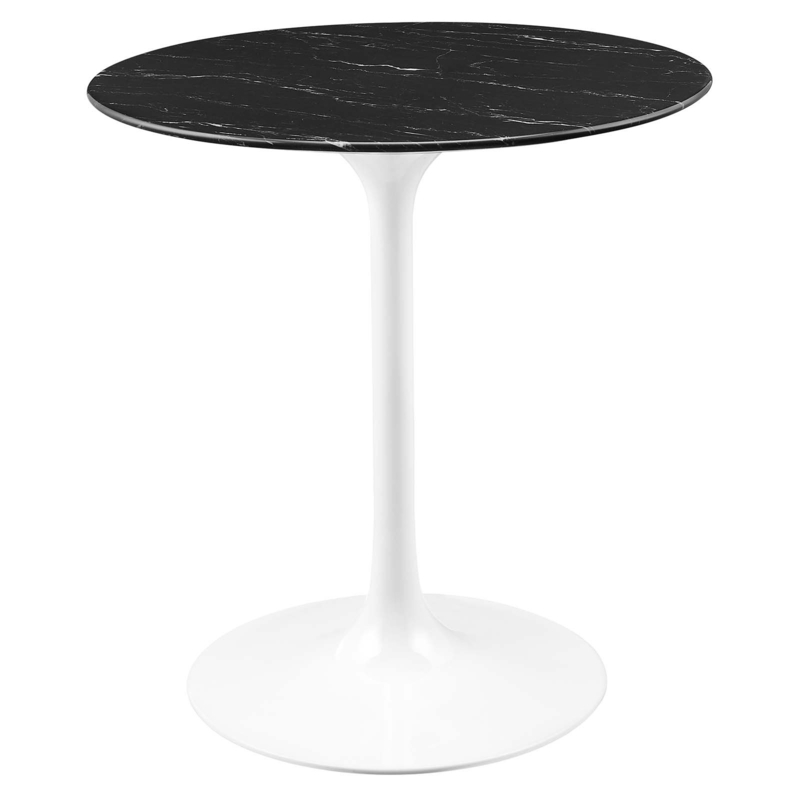 Lippa 36" Round Artificial Marble Dining Table by Modway
