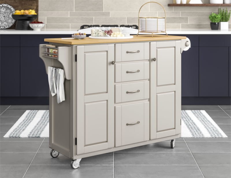 Littrell Solid Wood Kitchen Island