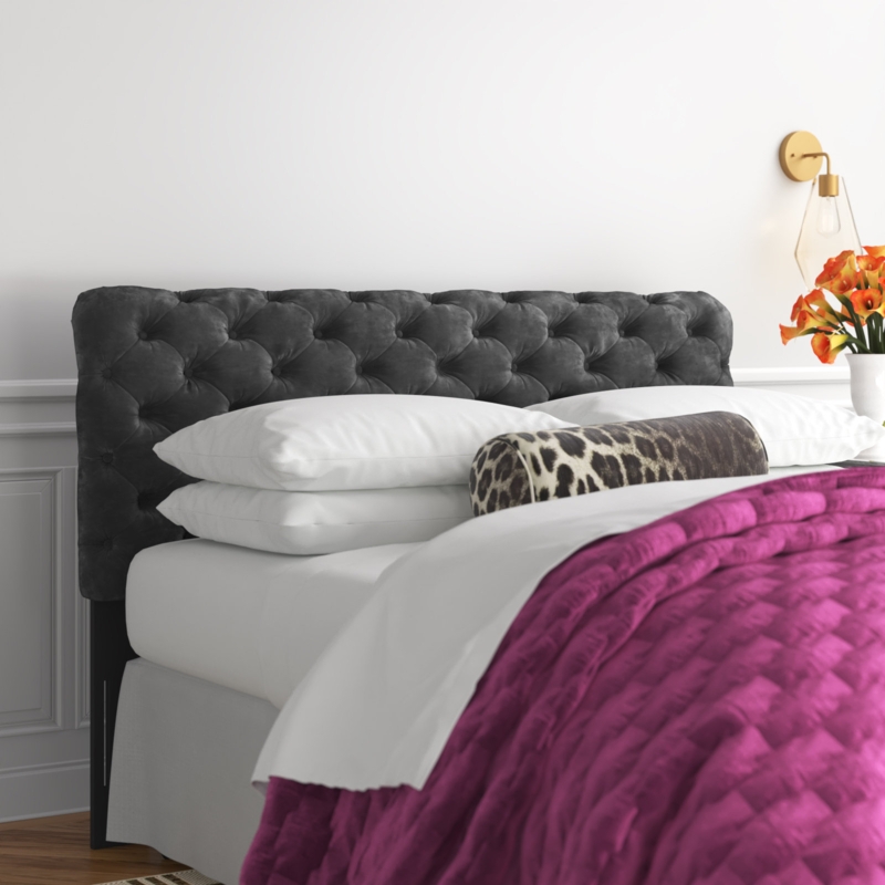 Lizzy Tufted Performance Velvet Headboard