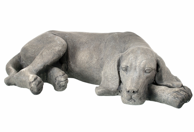 Loftis Napping Dog Statue